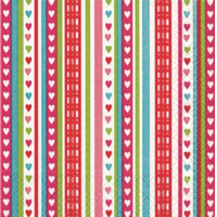 LOVELY STRIPES 33x33, Home Fashion 