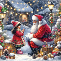 TALKING TO SANTA 25x25, Ambiente