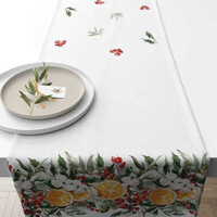 Table runner 40x150 cm Winter oranges, Ambiente