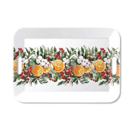 WINTER ORANGES 33x47 - vianočná tácka veľká, Ambiente