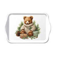 Tray melamine 13x21 cm Cuddle bear