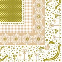  CALYPSO gold-beige 40x40 / 50 Linclass, Sovie Horeca