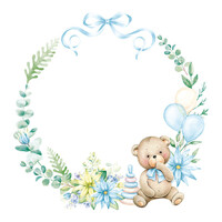BABY TEDDY BEAR blue, Ambiente