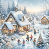 WINTER IN BACKYARD, Ambiente