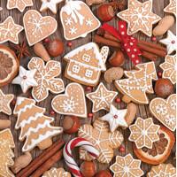 FLAVOURED COOKIES FSC MIX servítky kusové, Ambiente