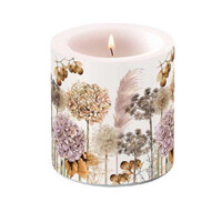 Candle small Dried flowers