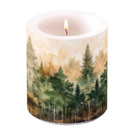 Candle medium Evergreen trees