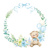 BABY TEDDY BEAR blue, Ambiente