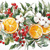 WINTER ORANGES 33x47 - vianočná tácka veľká, Ambiente