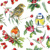 Tray melamine 33x47 cm Birds in winter