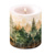 Candle medium Evergreen trees