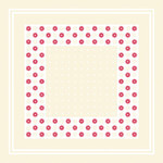 MISSY beige-bordeaux 80x80 Linclass, MANK Sovie Home