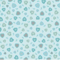 SWEET LOVE blau 80x80  Linclass, Mank Sovie Home