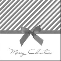 CHRISTMAS BOW silver, Ambiente