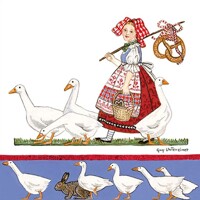 GIRL WITH GEESE, Ambiente