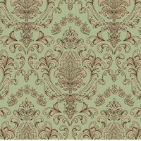 BAROQUE ORNAMENT green, Ambiente