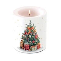 Candle medium Decorated Christmas tree