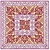  KIRA creme-bordeaux  80x80 Linclass, Mank