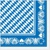 papier 100 ks BAVARIA  blau  33x33 ,  Sovie Horeca