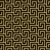 GREEK KEY black-gold 33x33, Ambiente