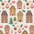 CHRISTMAS AT HOME cream 33x33, Ambiente