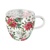 Double-walled glass 0.2 L Christmas florals